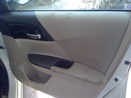 2016 HONDA ACCORD, WHITE, LX MODEL, 2.4L, AT,  A26269